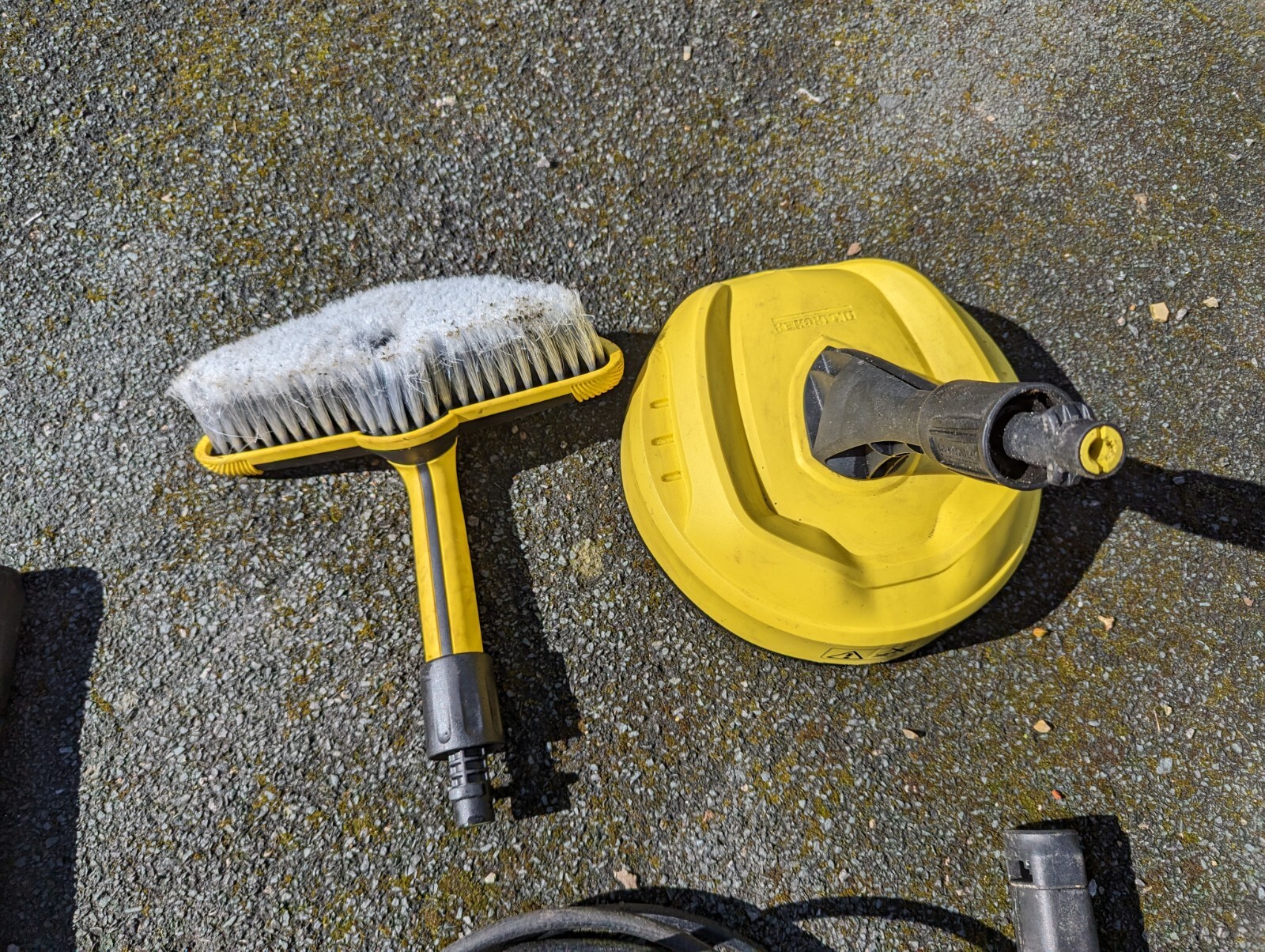 Karcher Rotary Patio Cleaner, Gun, Hose, 2x Nozzle, Brush And Extension