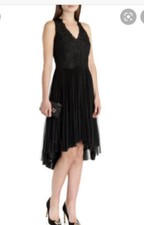 Ted Baker Langley Reseda Black Evening Dress Uk 12 Immaculate Condition Glam NYE