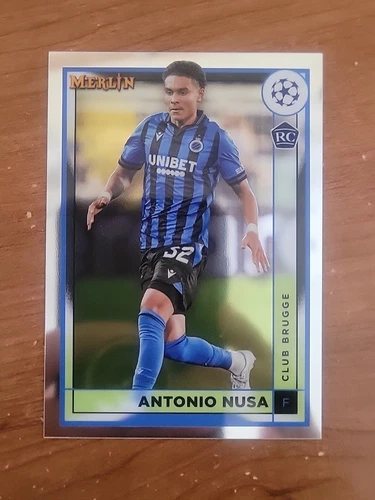 2022-23 Topps Chrome Merlin UEFA RC Antonio Nusa Cub Brugge #45 Norway Rookie