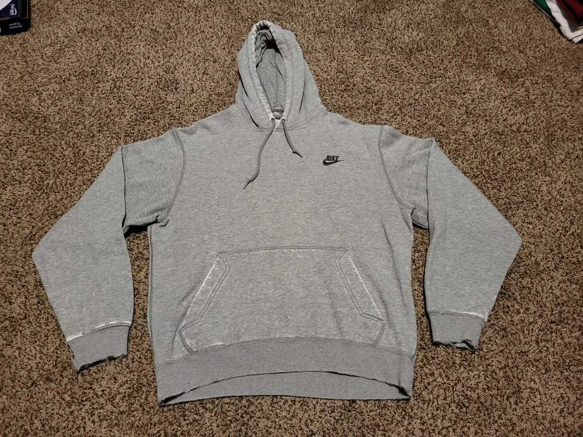 Grey nike hoodie vintage new arrivals