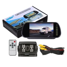 7'' Rear View Backup Camera Parking System Night Vision Monitor For RV Truck Bus