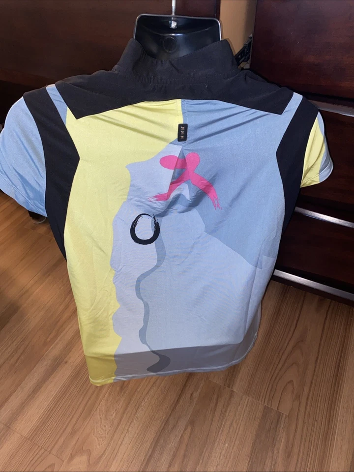 Top de golf multicolor para mujer JAMIE SADOCK 1/4 cremallera talla mediana Foto 4 de 4