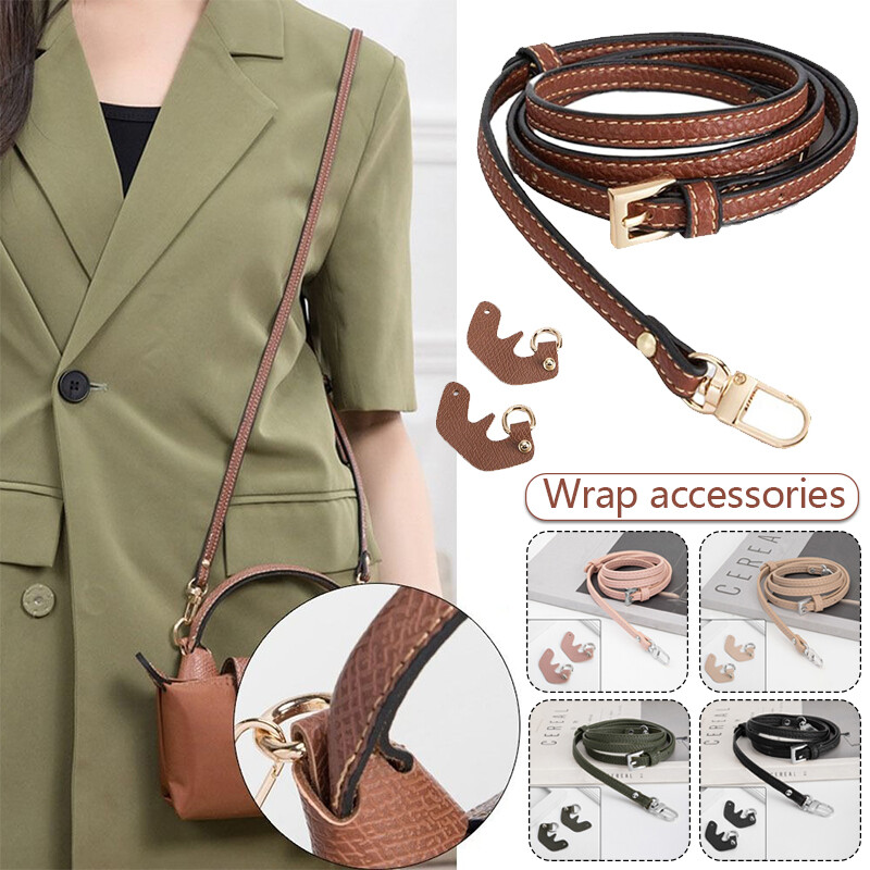 Adjustable Bag Belt Genuine Leather Shoulder Strap Crossbody  display picture 3