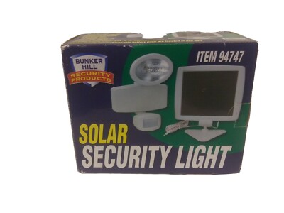 Bunker Hill Solar Security Light Model 94747