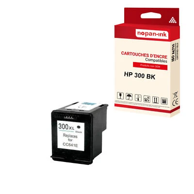 Cartouche HP 300 XL 300XL Noir compatible x1 NOPAN-INK