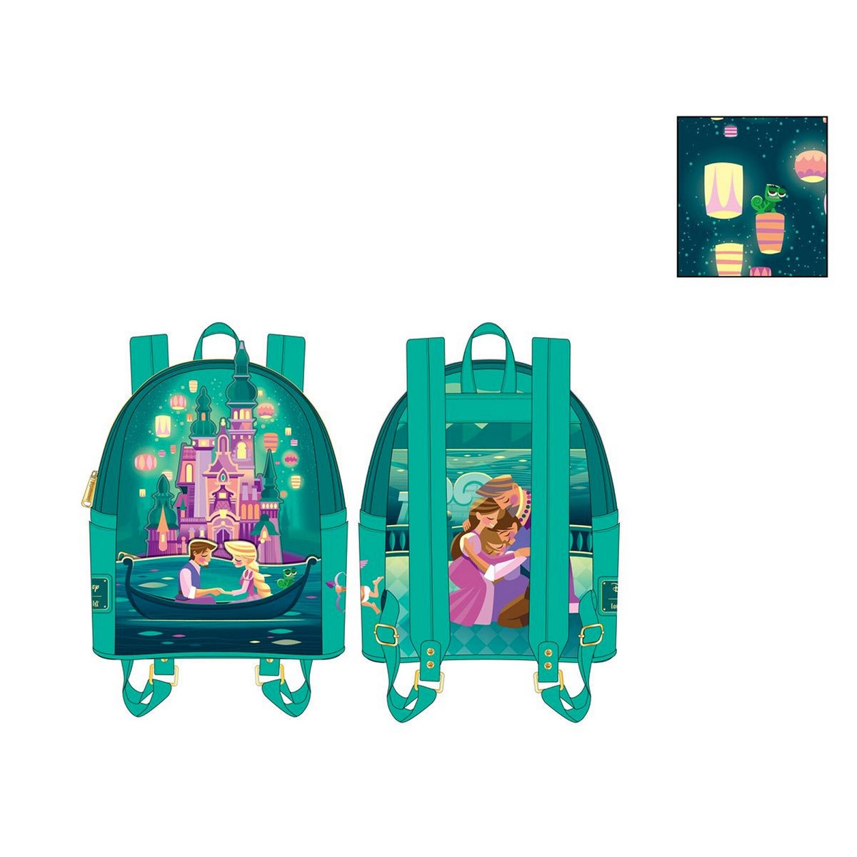 Loungefly/Disney Tangled “I See The Light” Glow In The Dark - New With Tags Love these photos from @ajmagicaladventures and  main image 2