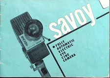 1950s SAVOY FULLY AUTOMATIC ELECTRIC EYE CINE CAMERA MANUAL Z13
