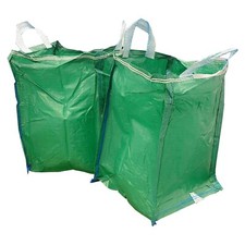 Industrial Fabric Reusable Heavy Duty Garden Waste Bags Ideal For Grass & Leaves