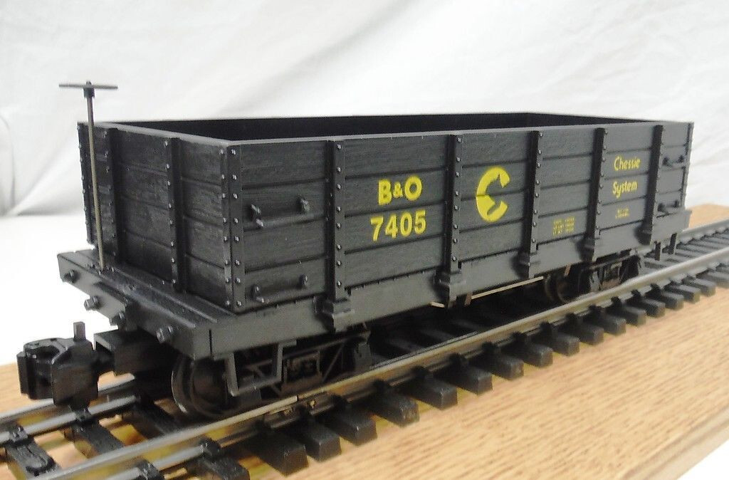 NIB LIONEL 8-87405 G SCALE Baltimore & Ohio Gondola 1989 EW LARGE SCALE