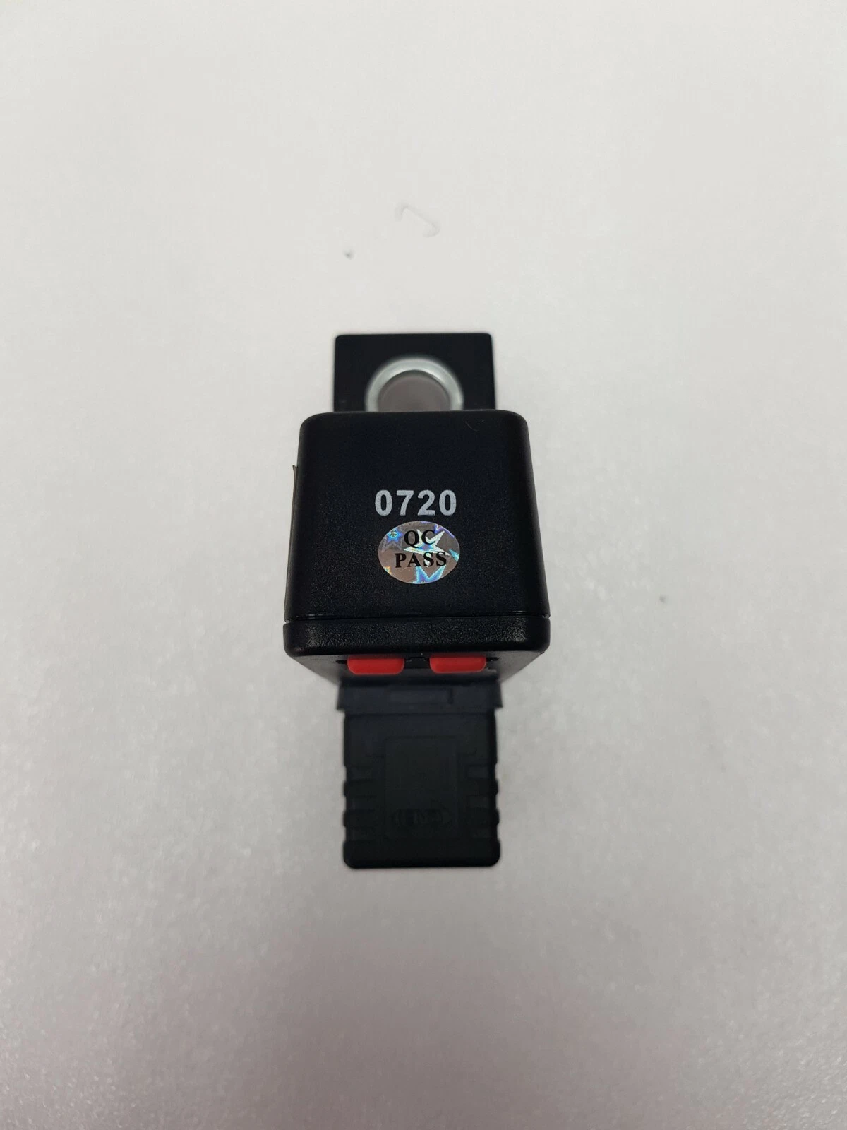 Back of the timer module with QC PASS sticker and number 0720