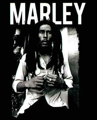 Sticker - Bob Marley Black & White Rasta Rastafarian Reggae Music