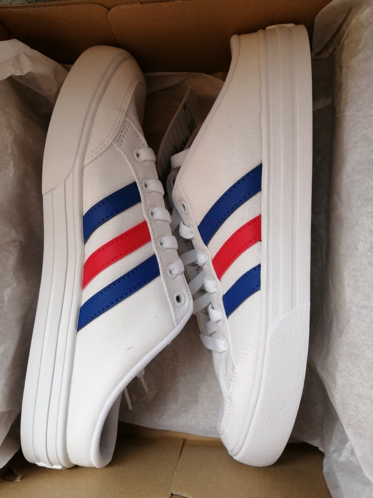 NEW】Adidas VS SET Slip-on, Mule Shoes Tricolor shoes FX4848 US8 | eBay