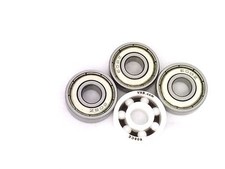 Tri Fidget Spinner Bearing Kit : Full Ceramic ZrO2 Center Bearing and 3 Outer Sh