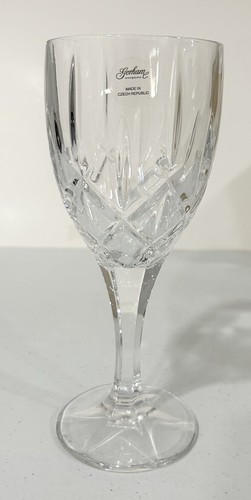 Gorham Crystal Lady Anne Signature Pattern Set di 4 calici acqua 8" / nuovi - Foto 7 di 10