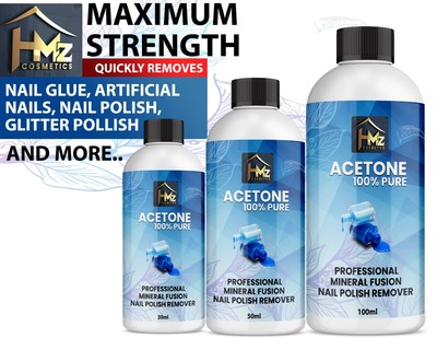 100 % reines Aceton auflösender Nagelkleber & Acrylnagel Tips UV Gel Entferner einweichen