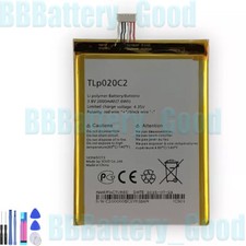 Replacement Battery For Alcatel TCL idol X S 2 6034R 6037Y TLp020C2 2000mAh