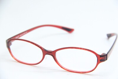 ABBA TR90 5139 CLEAR RED AUTHENTIC FRAMES EYEGLASSES 49-16
