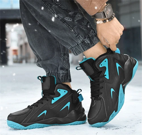 Herren High Top große Basketballschuhe rutschfestes verschleißfestes Turnschuhe - Bild 9 von 17