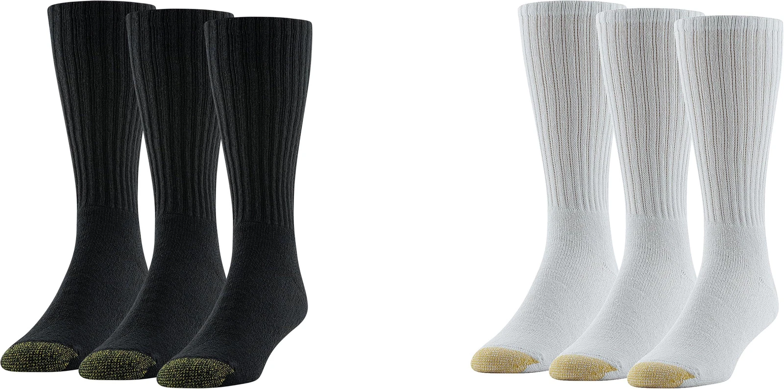 GOLDTOE Men's Ultra Tec Crew Athletic Socks (3 Pairs)