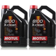 2x5 Liter Motul 102051 8100 X-clean 5W40 Öl Motoröl für Ford MB Porsche Opel