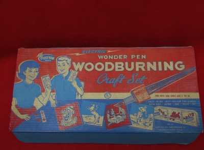 wood burning kit toy