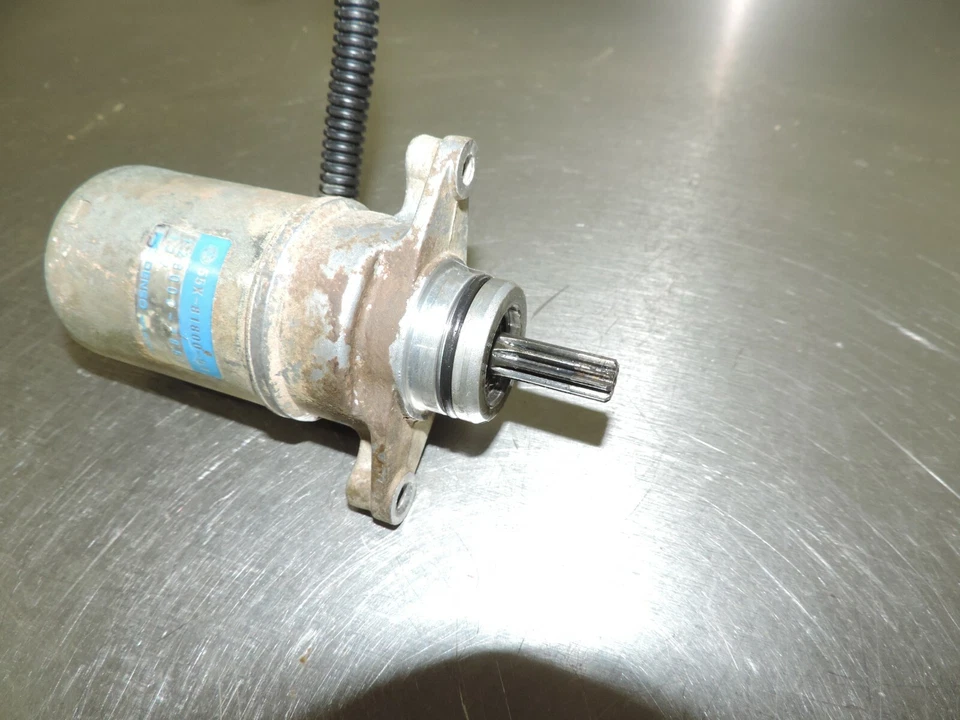 Yamaha Champ 100 Moto 4 1990 motor de arranque eléctrico OEM Foto 2 de 4