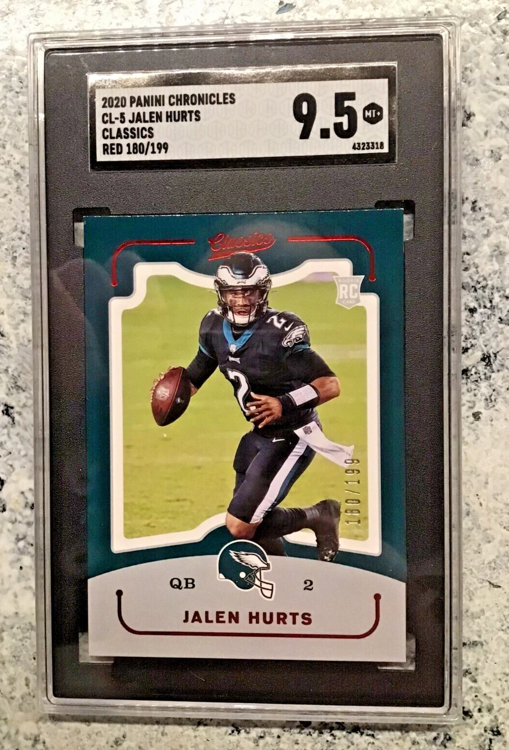 Jalen Hurts Panini Chronicles Classics #5 Red