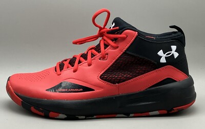 Under Armour Red Men US 11 Men Basketball Shoe 3023949-601 Lockdown 5 12.5 Women