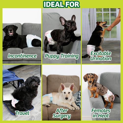 Hartz Disposable Dog Diapers, Size S 36 count, Comfortable & Secure Fit, Easy to - Picture 4 of 8