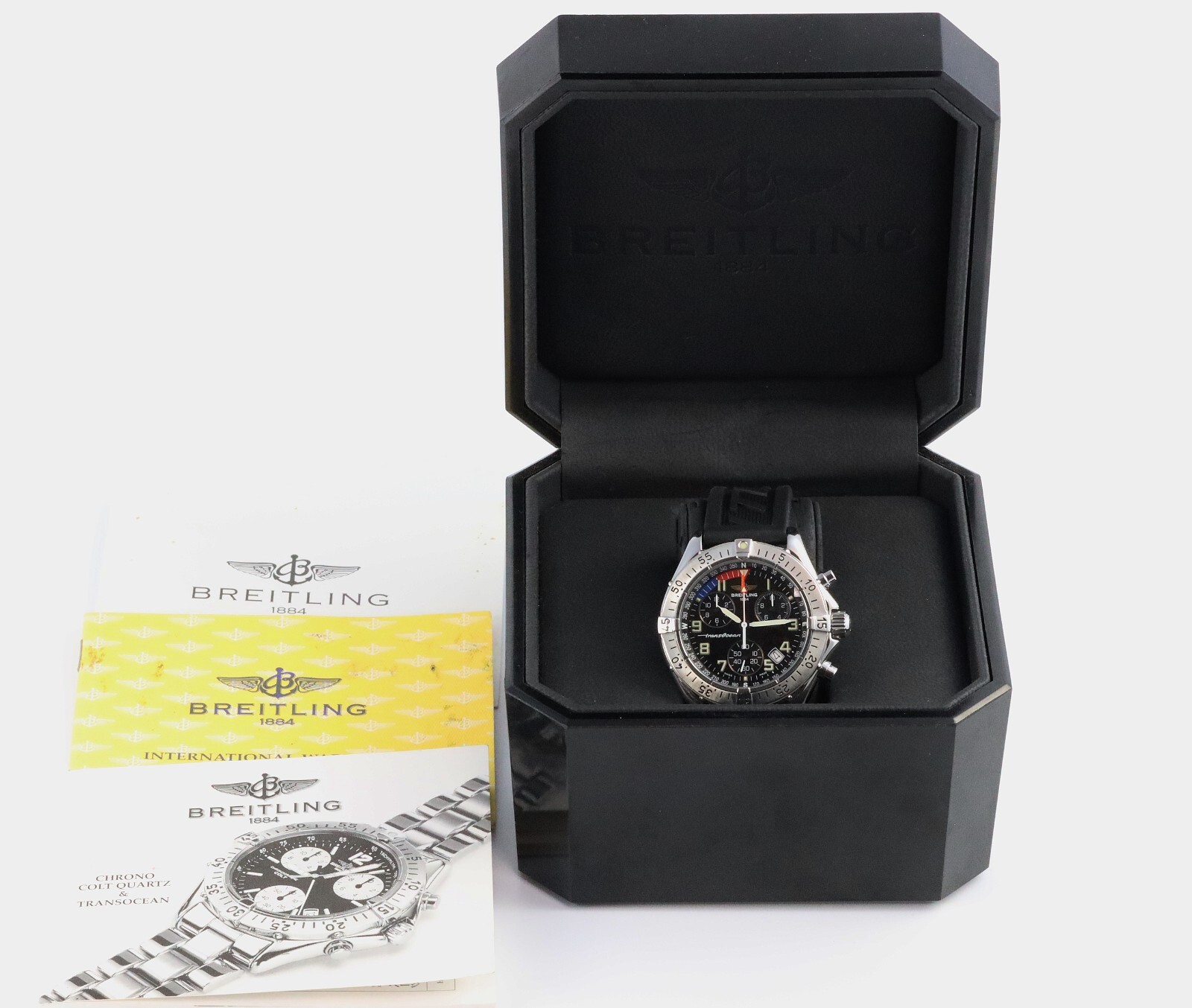 Bild 8 - Breitling Transocean Chronograph A53040 41mm Edelstahl B&amp;P Dif22268 AVS18060 X