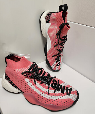   Adidas Crazy BYW Lvl X PHARRELL Ambition pink/g28183/ 43 1/3 UK 9/US 9.5/