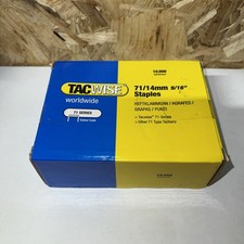 Tacwise 0371 Type 71 / 14 mm Galvanised Staples, Pack of 10,000