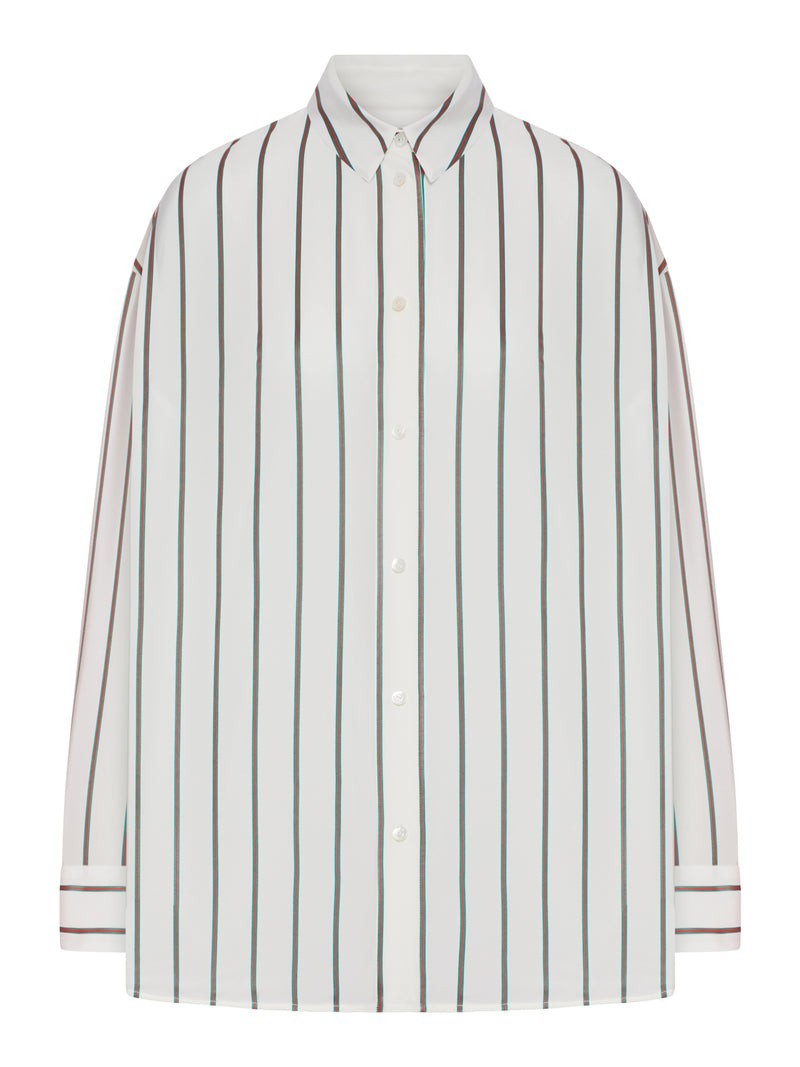 gucci silk dress shirt Gucci Web Jacquard Silk Shirt