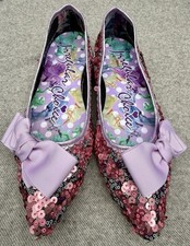 Irregular Choice Pumpkin Pickle Pink/Purple EU 40 6.5-7 Boxed Flats Wedding Rare