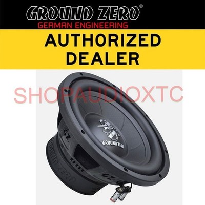 Ground Zero GZIW 250 25 cm Subwoofer 250 WRMS @ 4 Ohm 1 Piece SVC 4 OHM 10  sub
