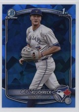 2025 Bowman Chrome Sapphire Edition Chrome Prospects RJ Schreck #BCP-181 11s9