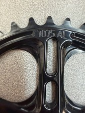 Profile 6061 Aluminum BMX 19mm Spline Drive Only Sprocket USA Made - Black 36t