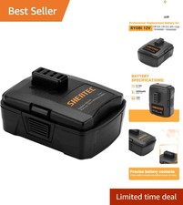 Certified 3.0Ah 12V Lithium Battery with Microchip Protection for RYOBI