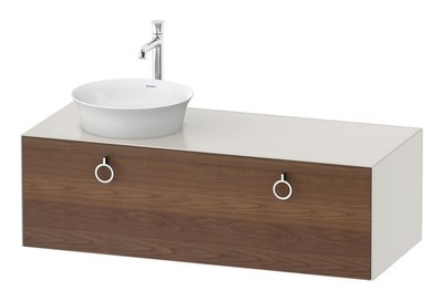 Duravit White Tulip Konsolenwaschtischunterschrank für Becken links...