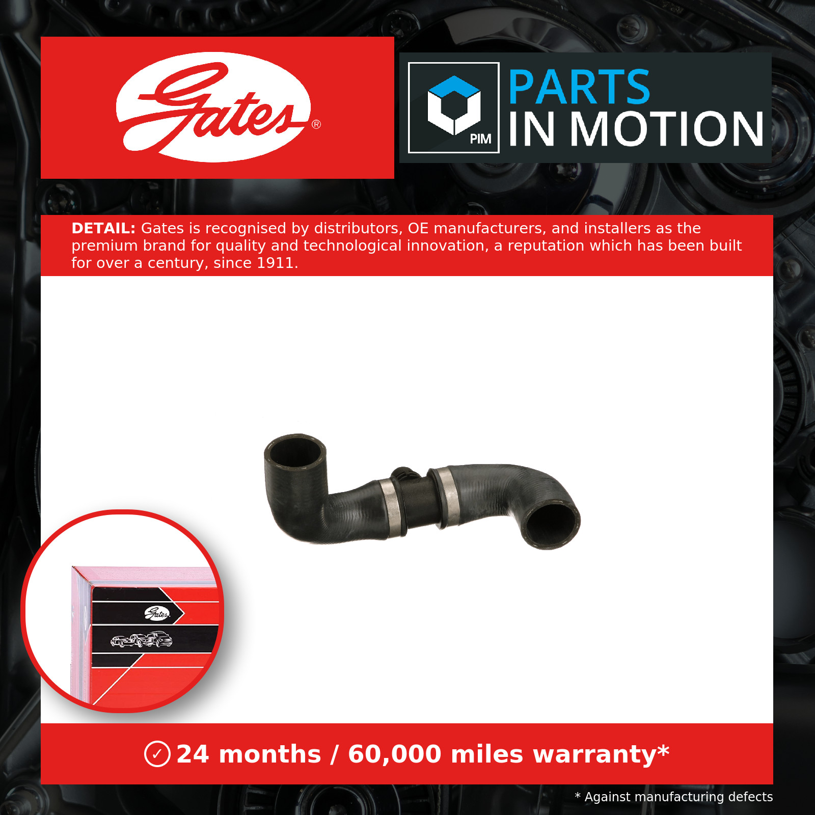 Heater Hose 02-3583 Gates Coolant 11534614609 11537615608 11538645479 Quality - Image 11