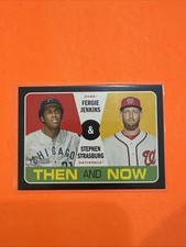 2020 Topps Heritage - Then and Now Stephen Strasburg, Fergie Jenkins #TN-1