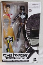 Power Rangers Lightning Collection Metallic Black Ranger 6    Hasbro F2352 New