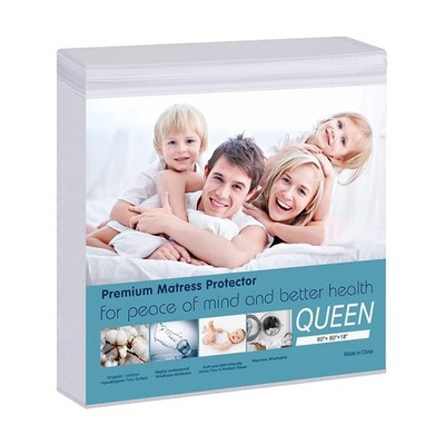 Waterproof Mattress Pad Protector Terry Cotton Hypoallergenic Breathable Matt...