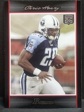 2001 Bowman #137 Chris Henry Rookie Card. rookie card picture