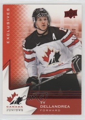 2020 Team Canada Juniors Men's U-20 Exclusives /250 Ty Dellandrea Rookie RC 18n9