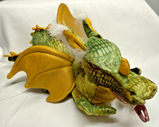 vtg Folkmanis Puppets GREEN WINGED DRAGON