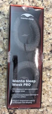 Manta PRO Sleep Mask 100% Blackout Sleep Carbon Black