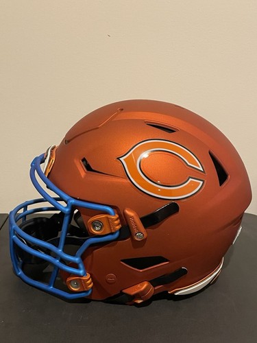 Devin Hester Signed Chicago Bears Speed Flex Authentic Custom Blaze Helmet JSA - Picture 4 of 7