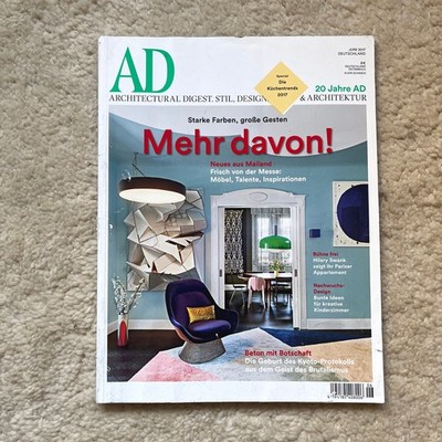 AD Magazin Architectural Digest Nr. 180 6/2017