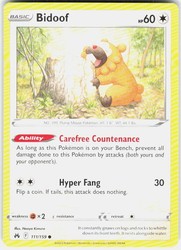 Bidoof 111/159 Crown Zenith Common